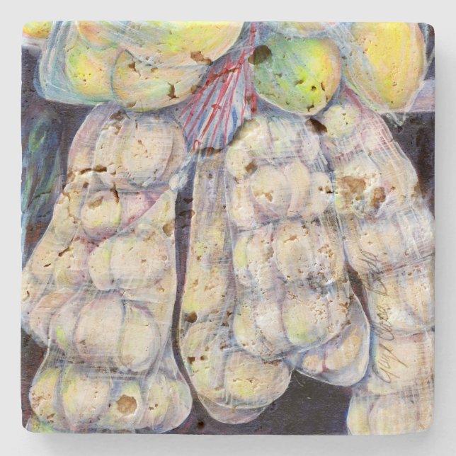 Blöt Markets underverk, Singapore Underlägg Sten (Framsidan)