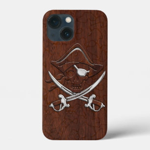 Blöt Nautical Mahogany Pirat Skull Steel