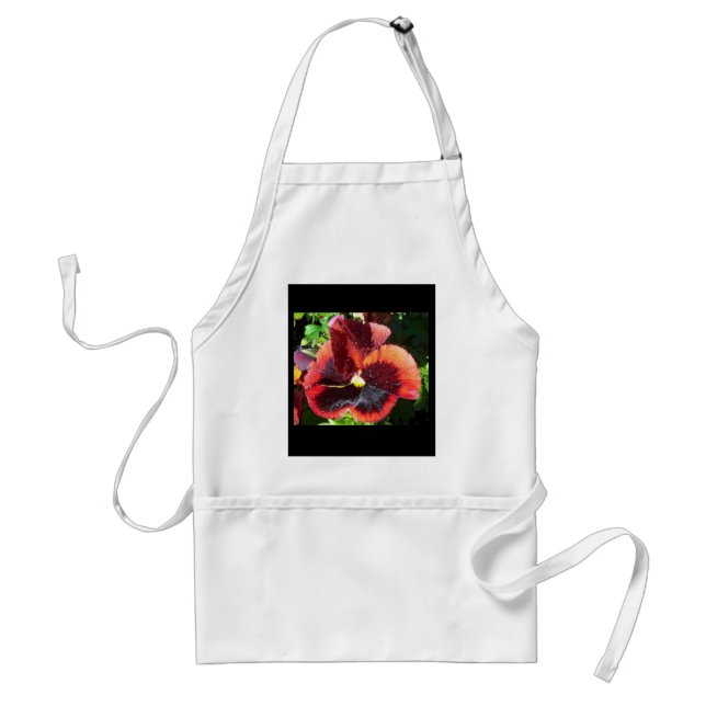 Blöt Pansy Apron Förkläde (Framsidan)