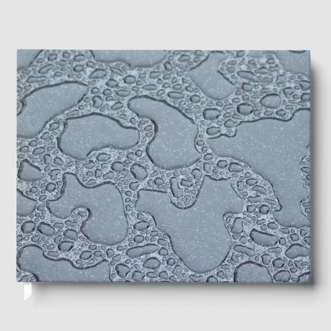 Blöt Puddles of Rain (Regndroppar) Gästböcker (Framsida)