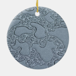 Blöt Puddles of Rain (Regndroppar) Julgransprydnad Keramik