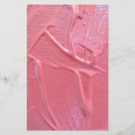 Blöt rosa färg som droppar brevpapper