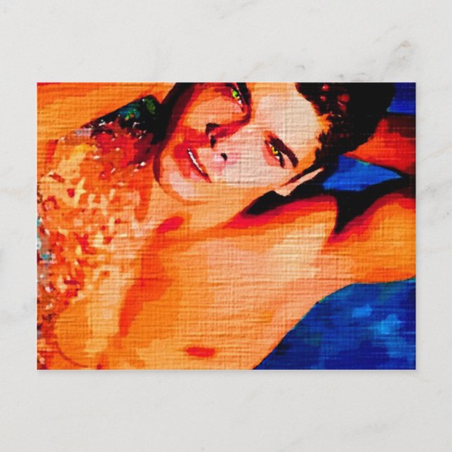 Blöt Twinks I Vykort (Framsida)