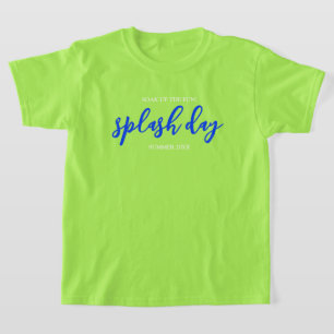 Blöt upp Roligten! Ultramarine Stänk Day, händelse T Shirt
