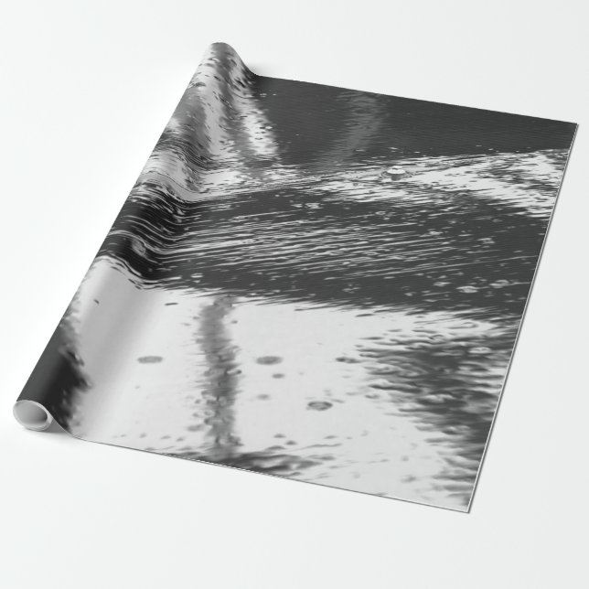 Blöt yta presentpapper (Utrullad)