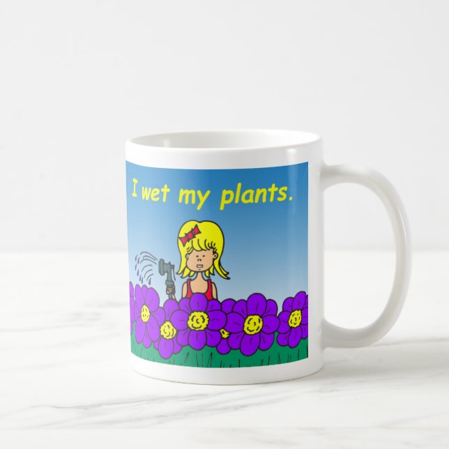 Blöta min växtmugg kaffemugg (Höger)