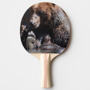 Blötande björn pingisracket