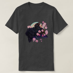 Blötande Kråka med äppelblommar T Shirt