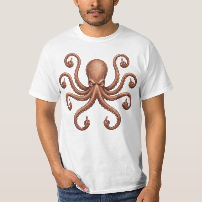 Blötdjursrasande T Shirt (Framsida)