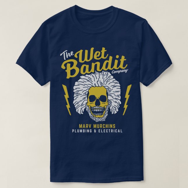 Blöten Bandit Company Marv Murchins Plumbing Elec T Shirt (Design framsida)