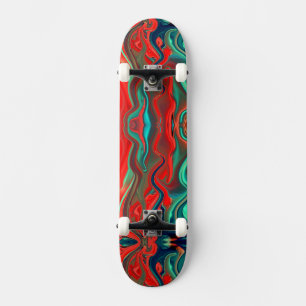 Blötens färger mini skateboard bräda 18,5 cm