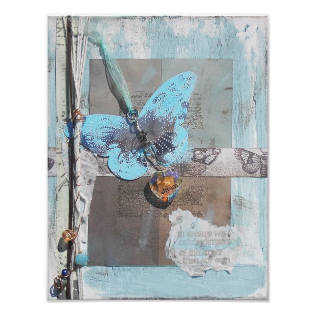 Blötflygkonturcitat Fototryck (Framsidan)