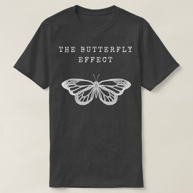 Blötflygseffekten vit t shirt (Design framsida)