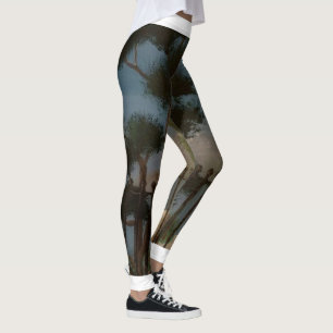 Blötning allt det in! Kvinna damasker Leggings