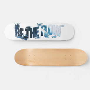 Blötningsvågen för Flow Text Art Breaking Mini Skateboard Bräda 18,5 Cm