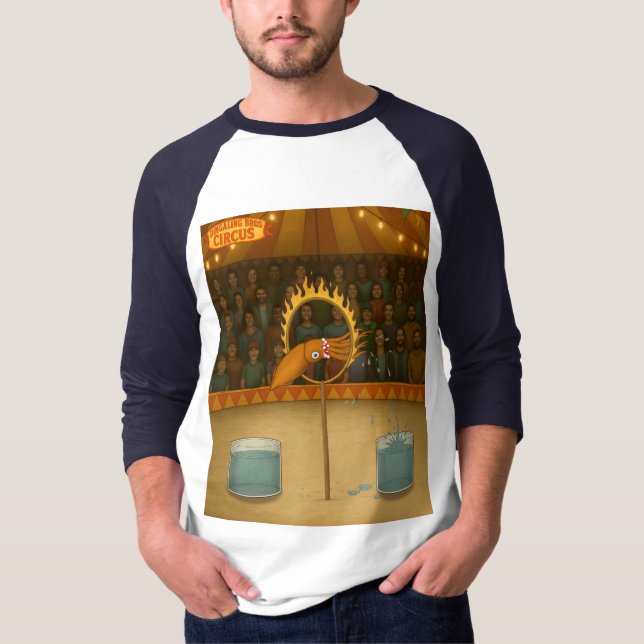Blötsprutande bläckfisk t shirt (Framsida)