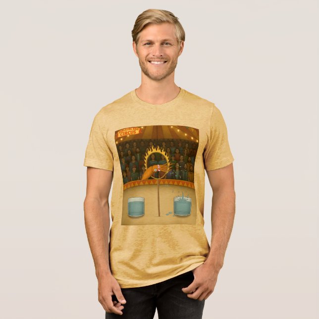 Blötsprutande bläckfisk t shirt (Framsida Full)