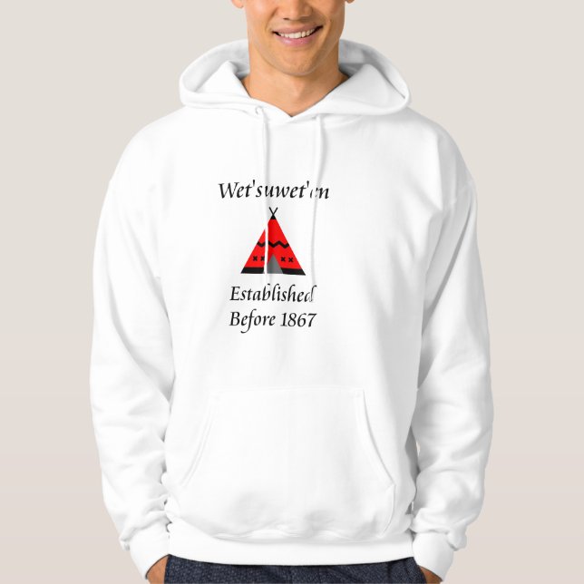 Blöt'suwet'en Canada före 1867 Teepee Hoodie (Framsida)