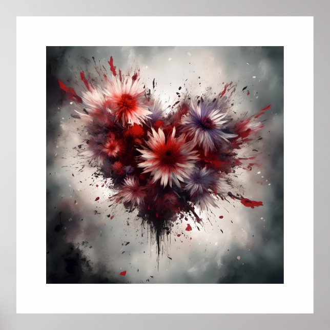 Blött hjärta poster (Framsidan)