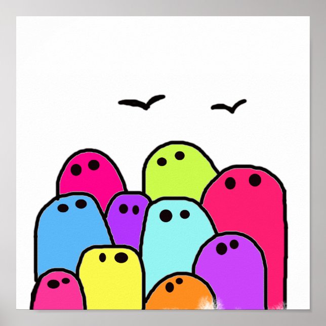 bloubbutskriften poster (Framsidan)