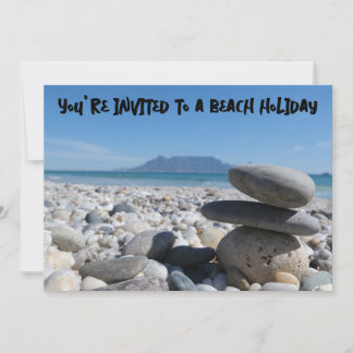 Blouberg Beach Table Mountain Trappformade klippor Inbjudningar