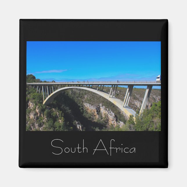 Bloukrans Bridge Tsitsikamma South Afrika Magnet (Framsidan)