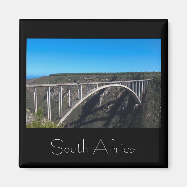 Bloukrans Bridge Tsitsikamma South Afrika Magnet (Framsidan)