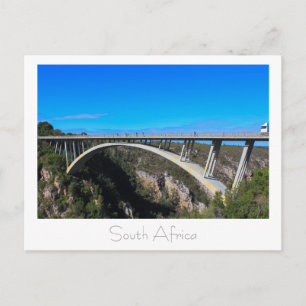 Bloukransbron Tsitsikamma Sydafrika vykort