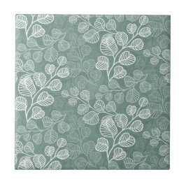 Blourishing Silhouettes Gentle Serenity Kakelplatta