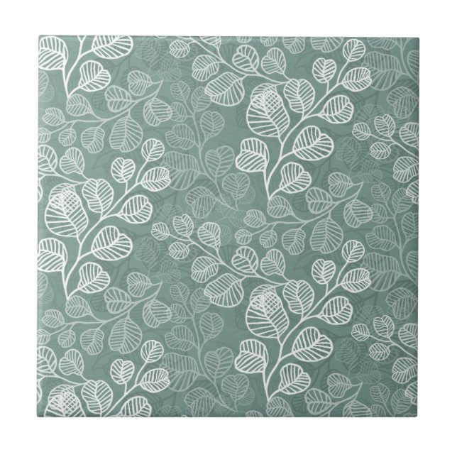 Blourishing Silhouettes Gentle Serenity Kakelplatta (Framsidan)