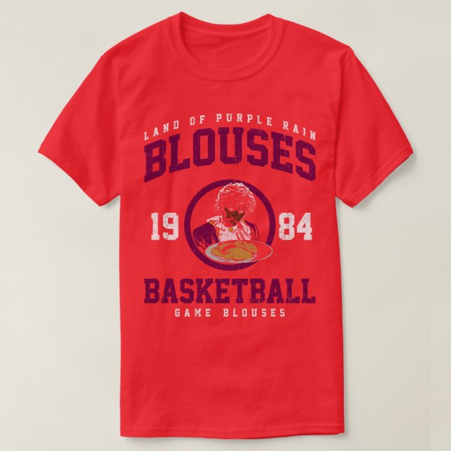 Blouses Basketball-spel Blouses T Shirt (Design framsida)
