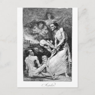 Blow av Francisco Goya Vykort