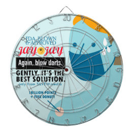 Blow Darts + Dart Board Darttavla