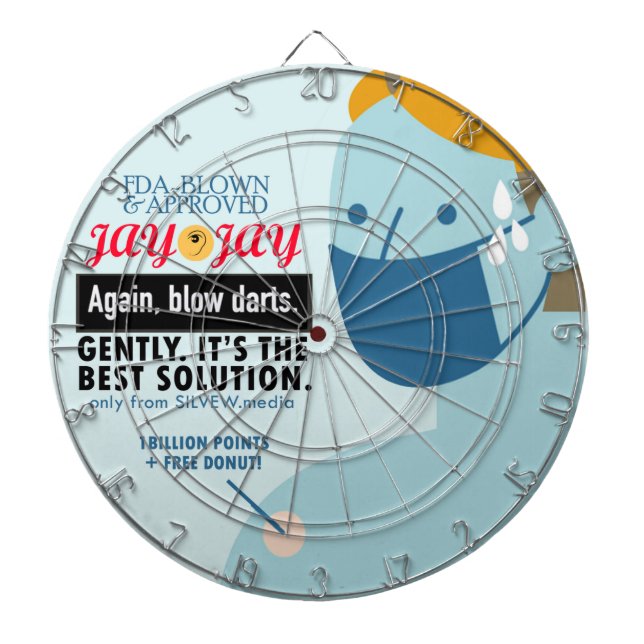 Blow Darts + Dart Board Darttavla (Framsidan)
