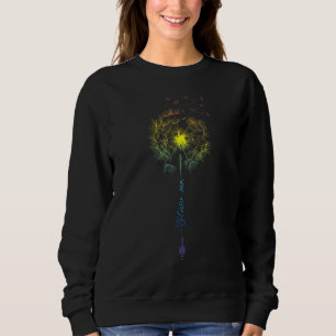 Blow Me Dandelion Tatto Arrows Breathe Rainb T Shirt