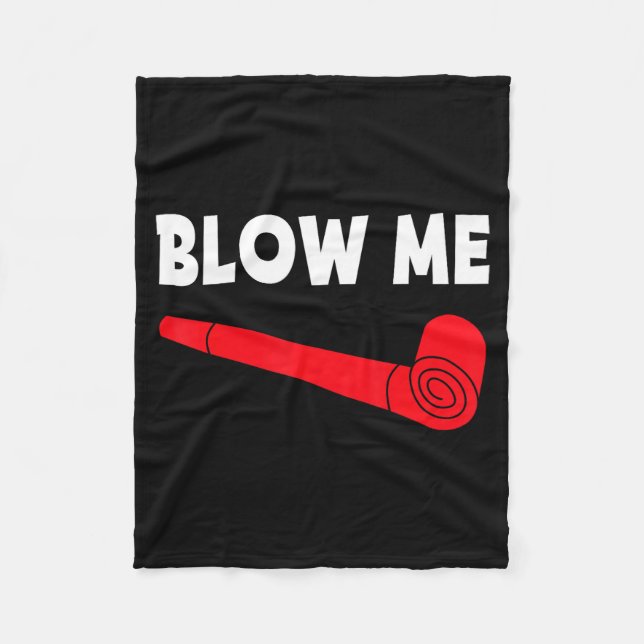 Blow Me Funny Couples Tee Valentine's Day Couple M Fleecefilt (Framsidan)