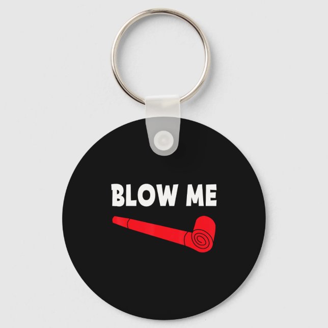 Blow Me Funny Couples Tee Valentine's Day Couple M Nyckelring (Framsida)