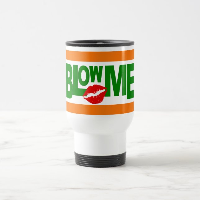 Blow Me mugg - välj stil & färg (Center)