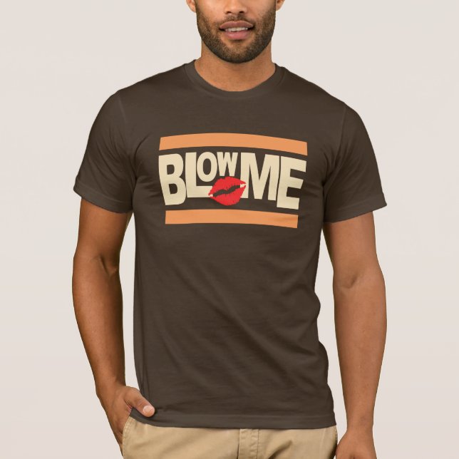 Blow Me-skjorta - välj stil & färg Tröja (Framsida)