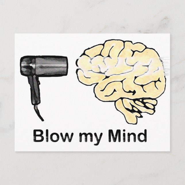 Blow my Mind Vykort (Framsida)