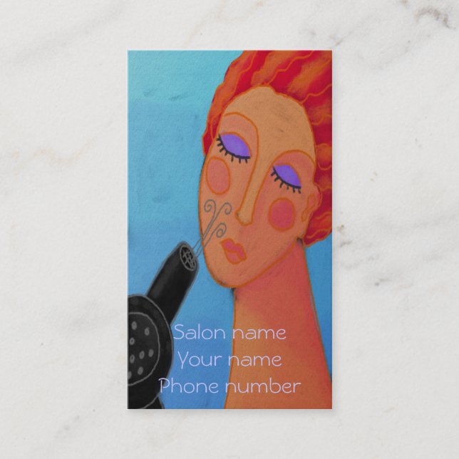 Blow Torry Tidsbeställning Kort (Framsida)