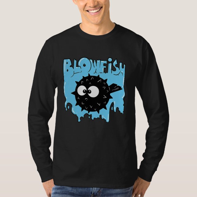Blowfish  Marine Animals T Shirt (Framsida)