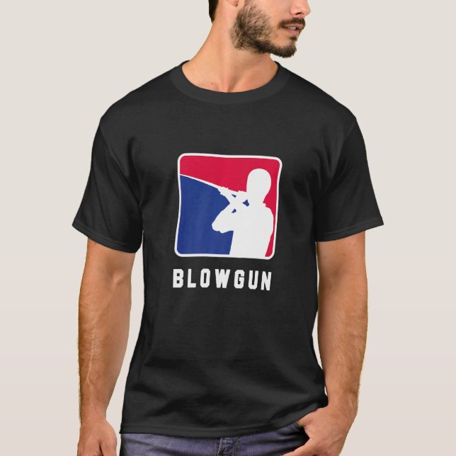 Blowgun Blow Tube Hunting Spit Tube Hunting Blow T T Shirt (Framsida)