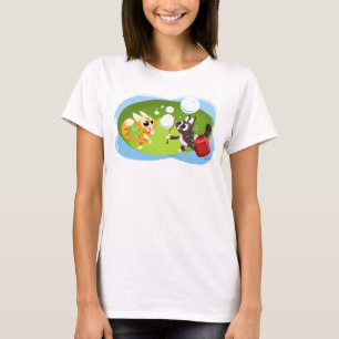 BLOWING BUBBLES CATS av Jeff Willis T Shirt