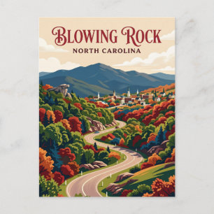 Blowing Rock USA Vykort
