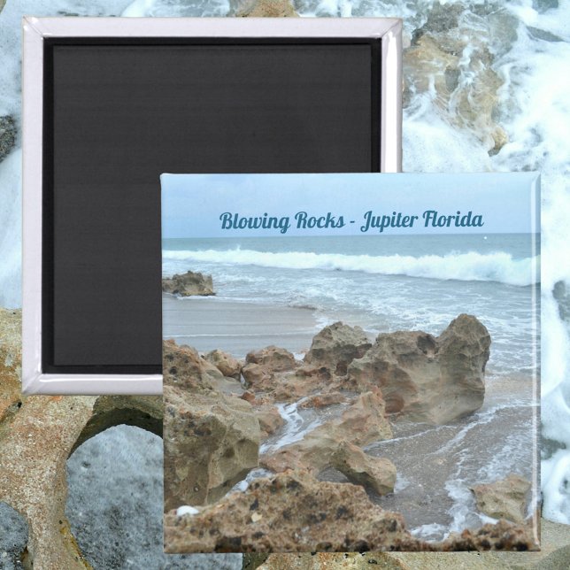 Blowing Sten Jupiter Florida Photographic Magnet (Skapare uppladdad)
