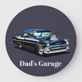 Blown Classic Car Muscle Street Rod Stor Klocka