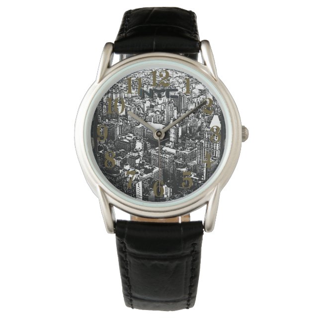 Blox3dnyc.com Nyc.Designad av Qproduct. Armbandsur (Framsida)