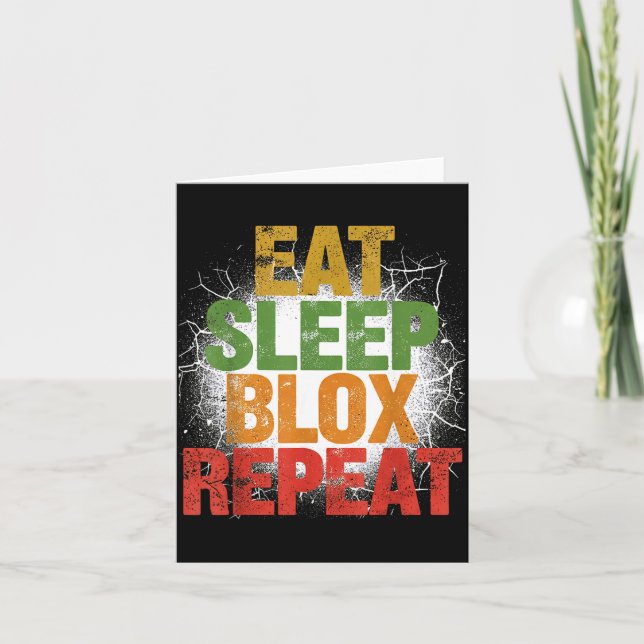 Blox Gaming _ Eat Sleep Blox Repeat _ Kids Gaming  Kort (Framsida)