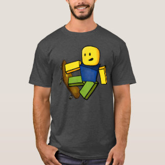 Blox Noob Skater Funny Meme Gaming Gift For Gamers T Shirt